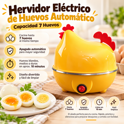 Hervidor Eléctrico de Huevos Automático